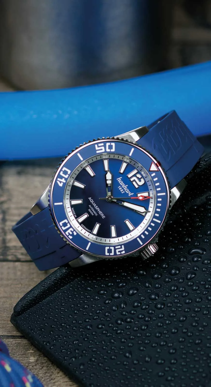 Hanhart AQUASPHERE Ocean Fade 42 mm - męski diver